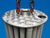 filter bundle with tube sheet, nuclear industry